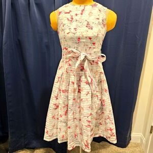 Size 4 Tommy Hilfiger Casual Floral Cocktail Dress